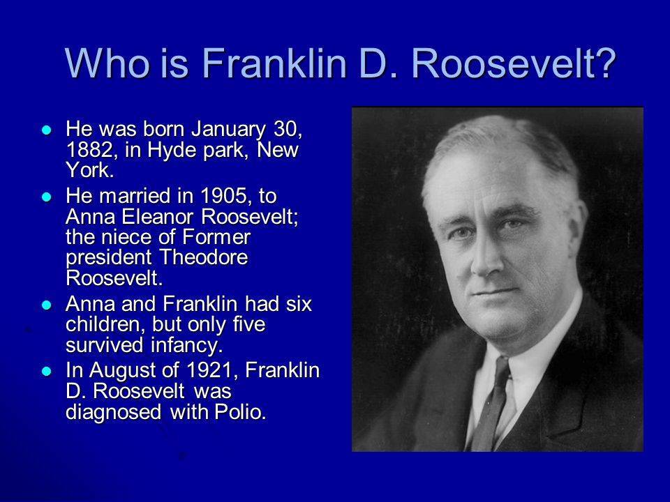 Франклин рузвельт — краткая биография