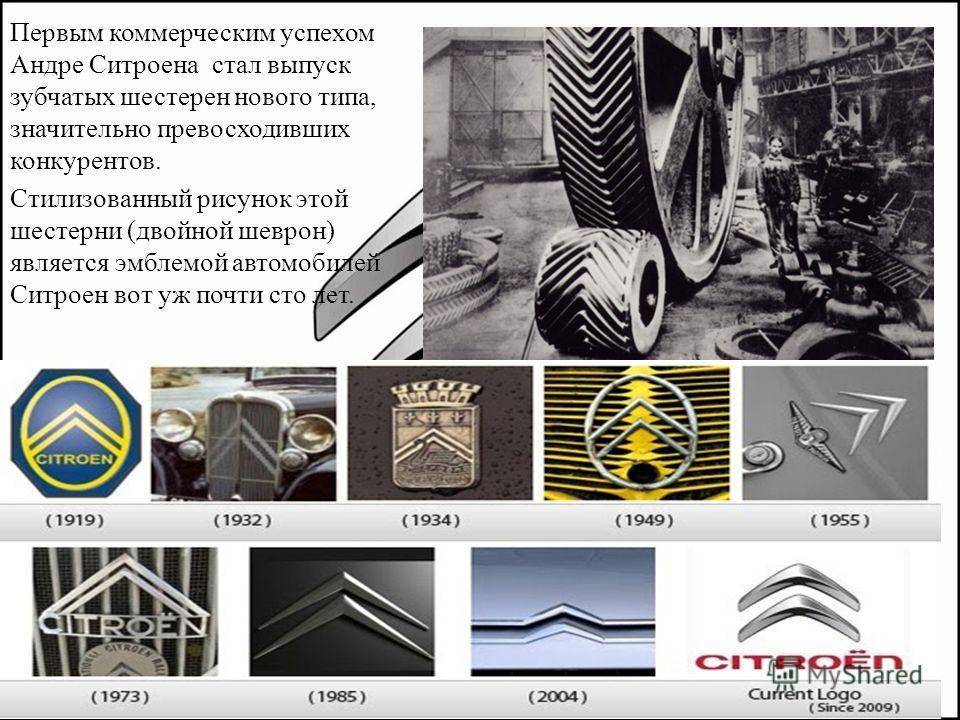 Ситроен логотип что значит