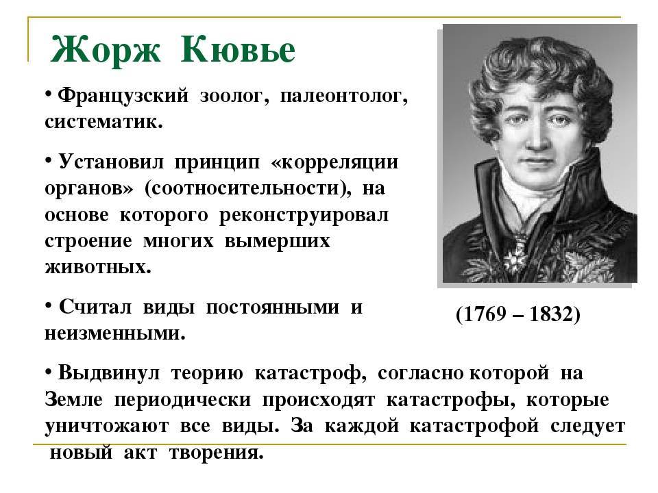Глава i. детство и юность (1769—1788). жорж кювье. его жизнь и научная деятельность