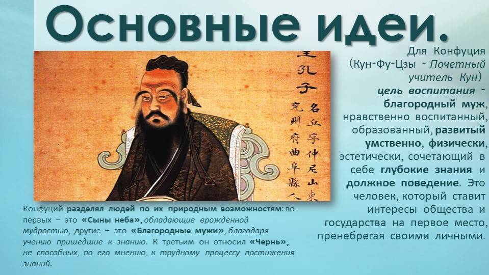 Конфуций - биография великого философа китая