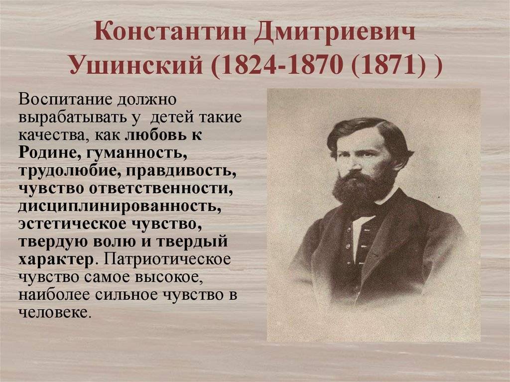 Константин ушинский: краткая биография