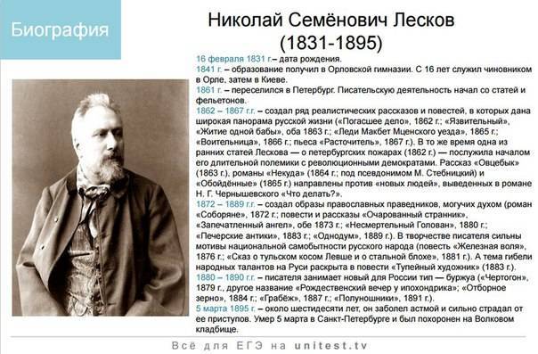 Николай лесков - биография, личная жизнь, фото