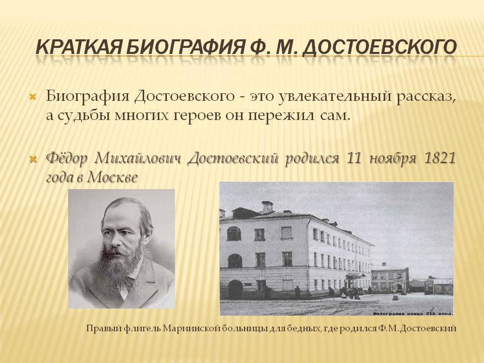 Федор достоевский - биография, семья, фото