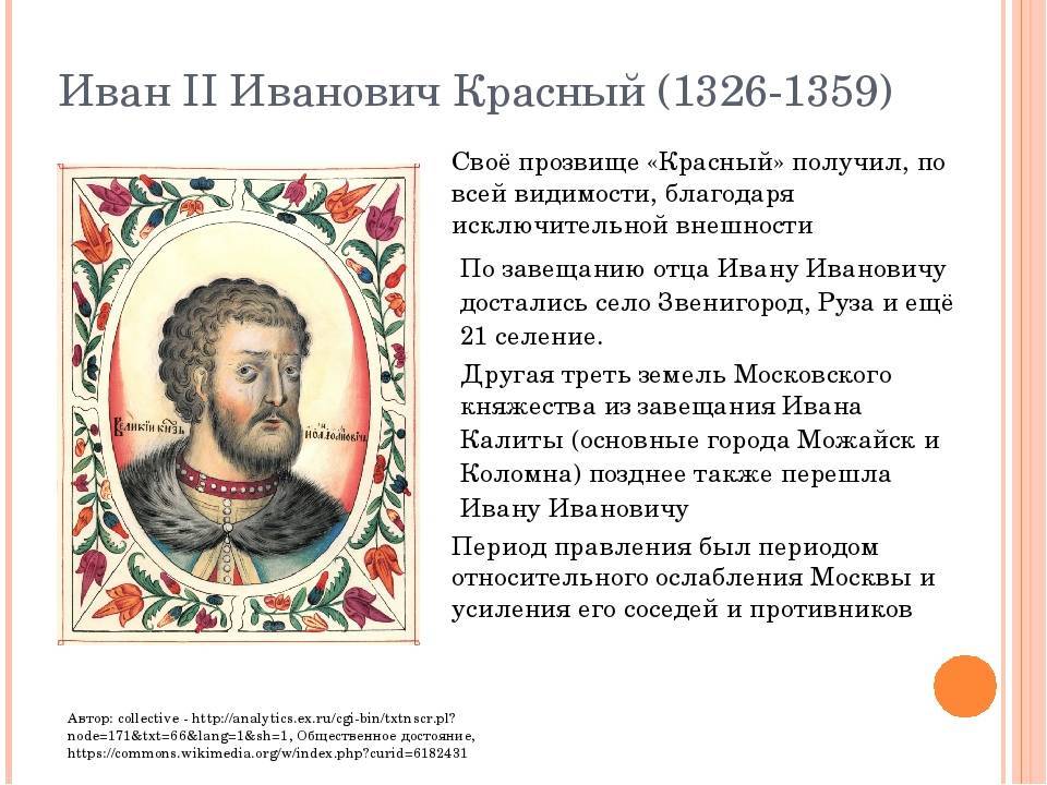 Иван калита и начало возвышения московского княжества
