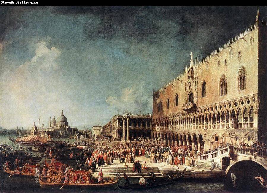 Вид на дворец дожей в венеции, антонио каналь (каналетто) - галерея
