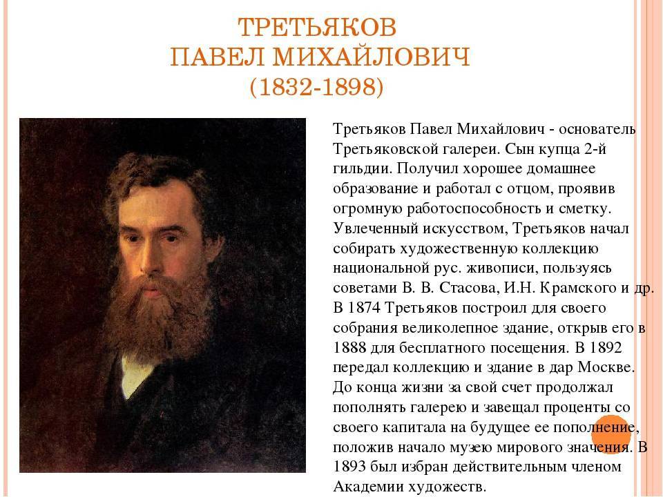 Павел михайлович третьяков и его галерея | история российской империи