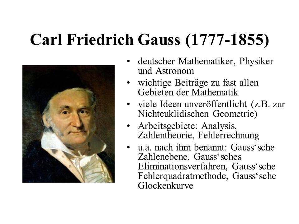 Carl friedrich gauss - biography, facts and pictures